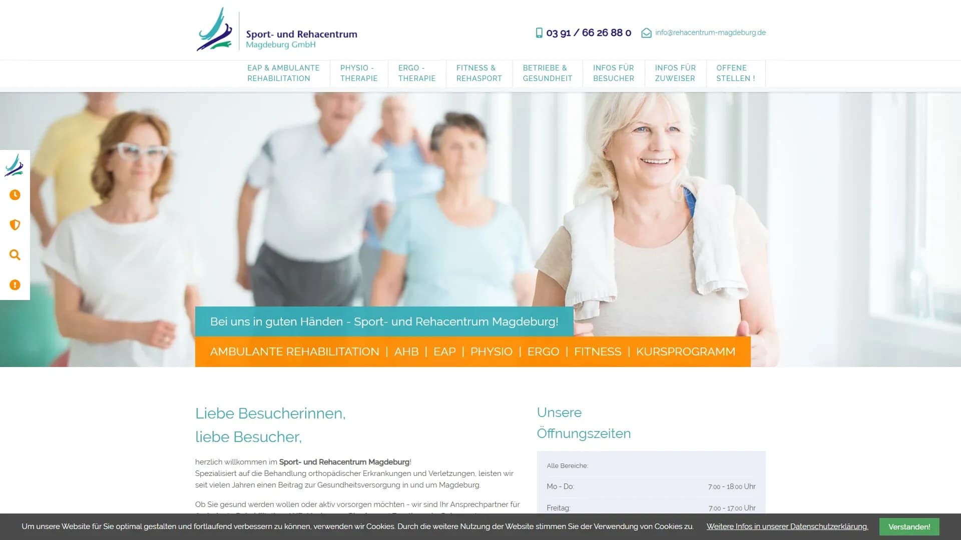 Sport- und Rehacentrum Magdeburg GmbH — Website