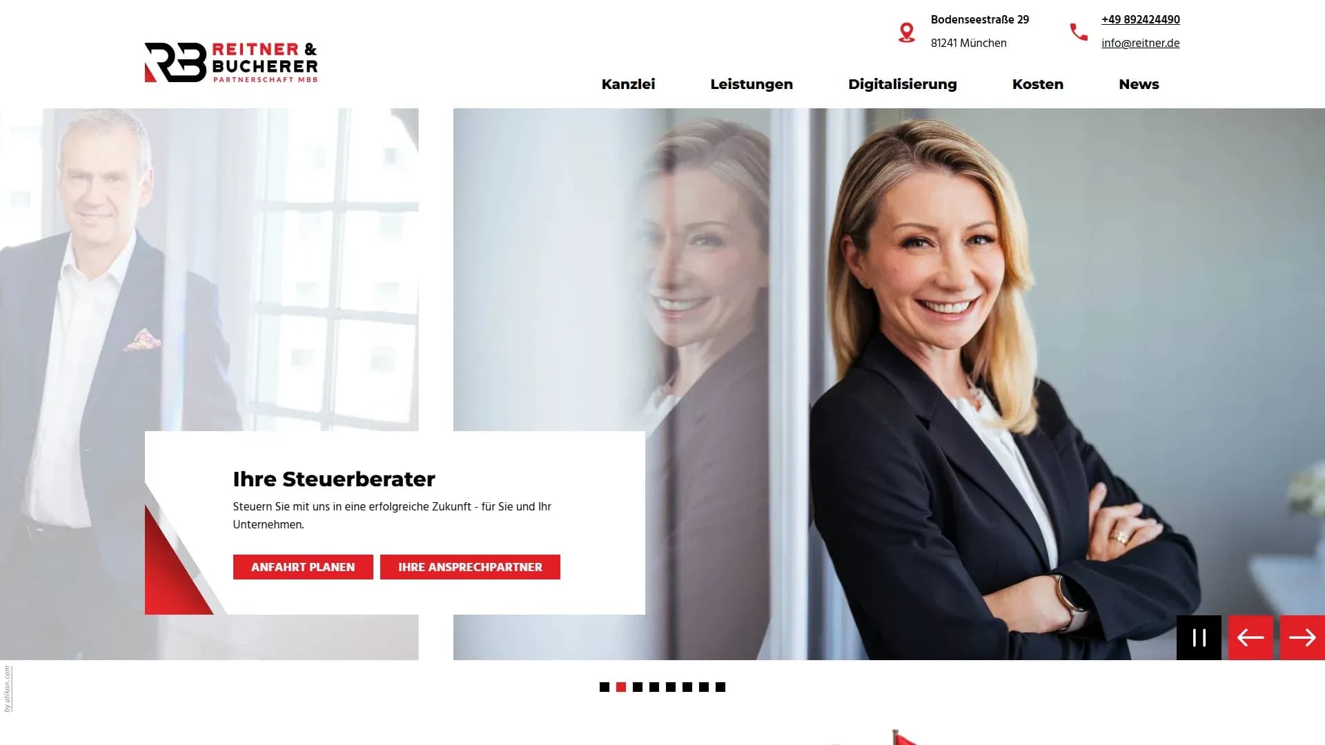 Reitner & Bucherer Partnerschaft mbB — Website