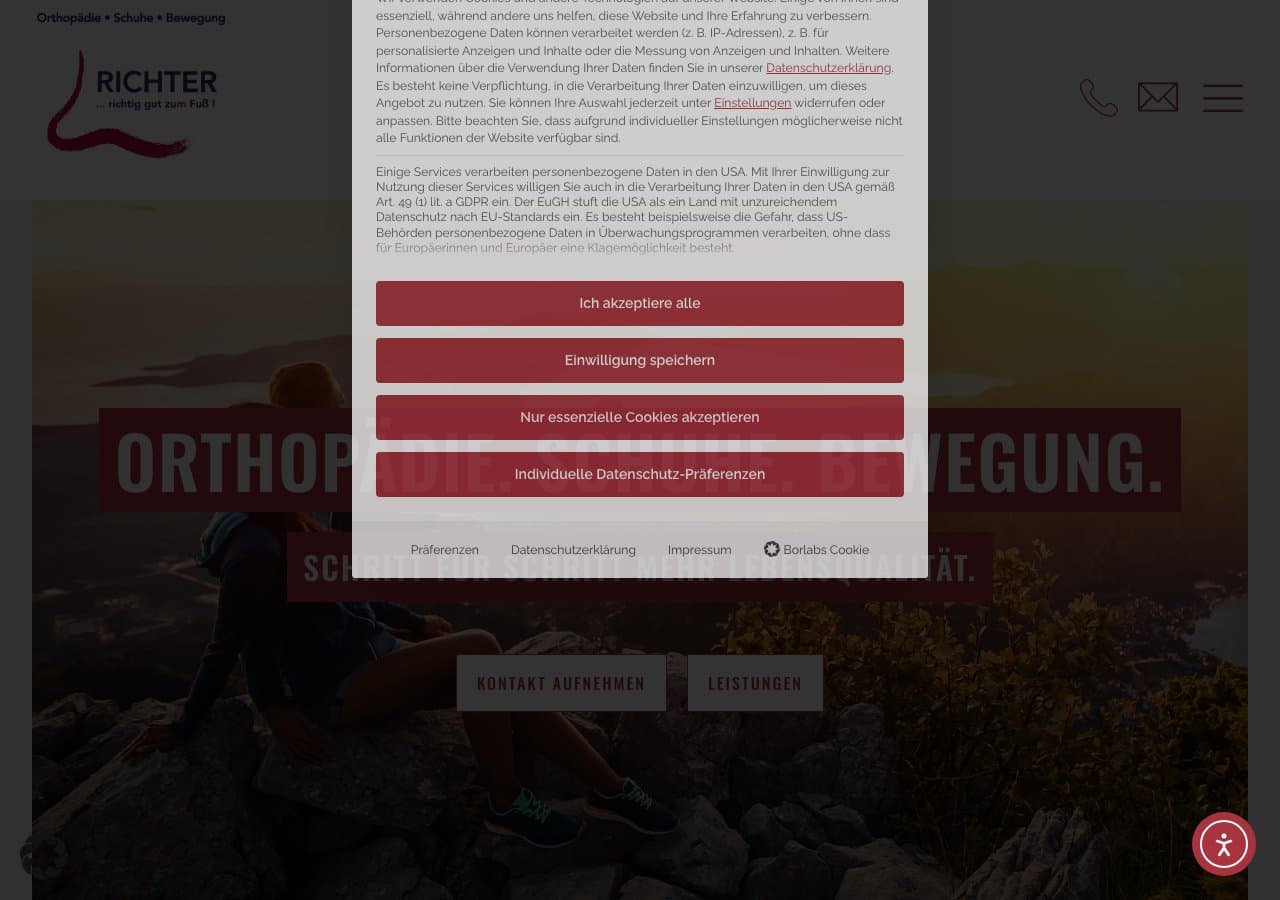 Richter Orthopädie Schuhe Bewegung