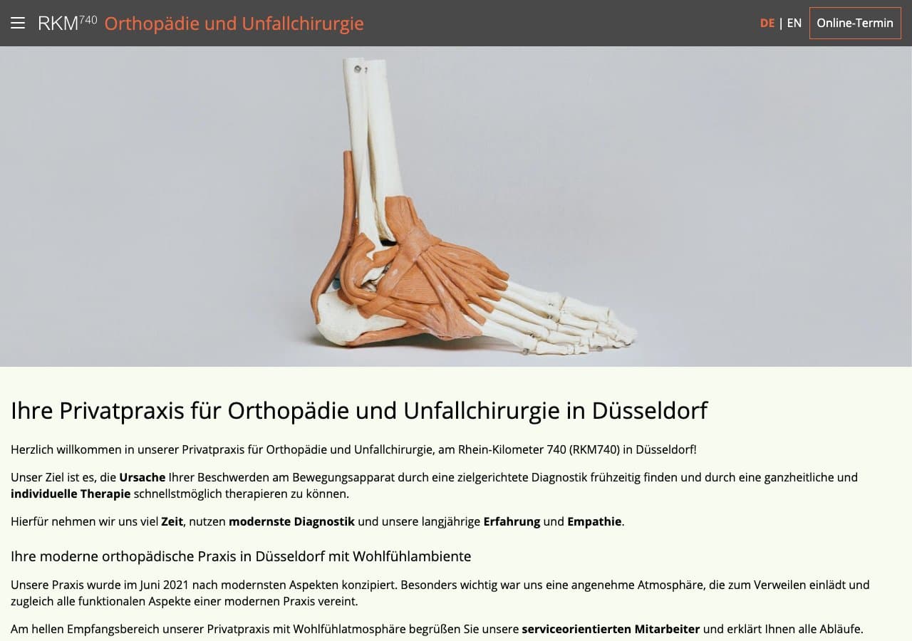 RKM740 Orthopädie und Unfallchirurgie