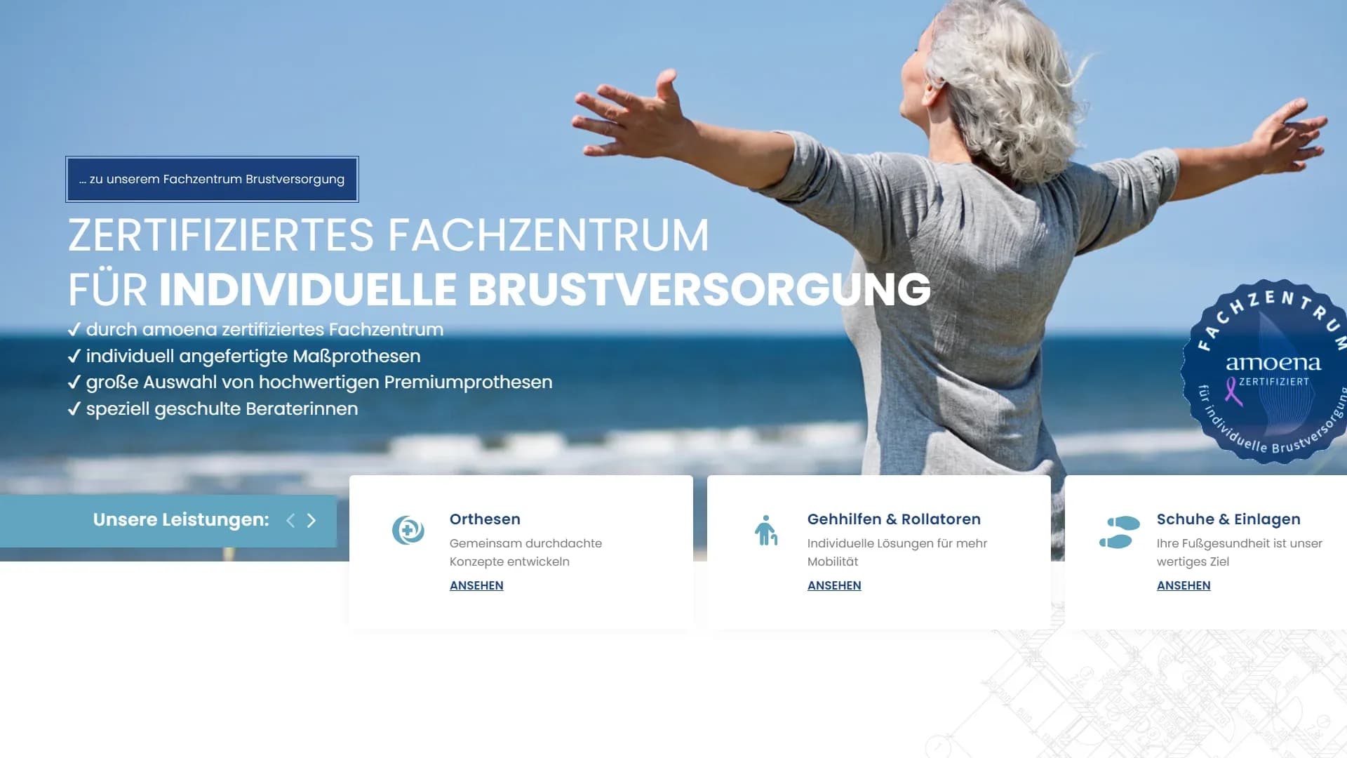 Sanitätshaus Schmidt — Website