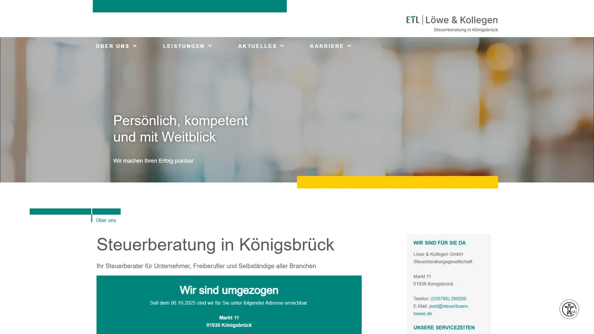 ETL Löwe & Kollegen — Website
