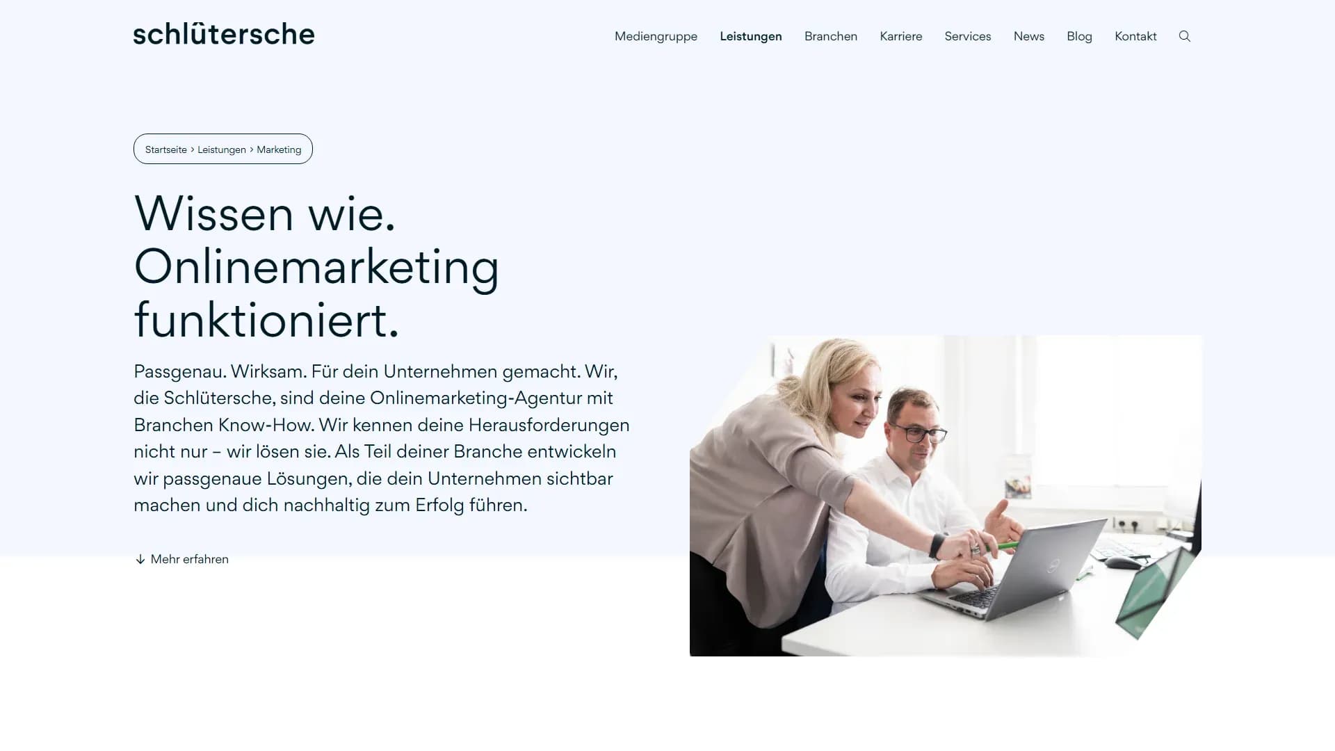 Schlütersche Verlagsgesellschaft mbH & Co. KG — Website