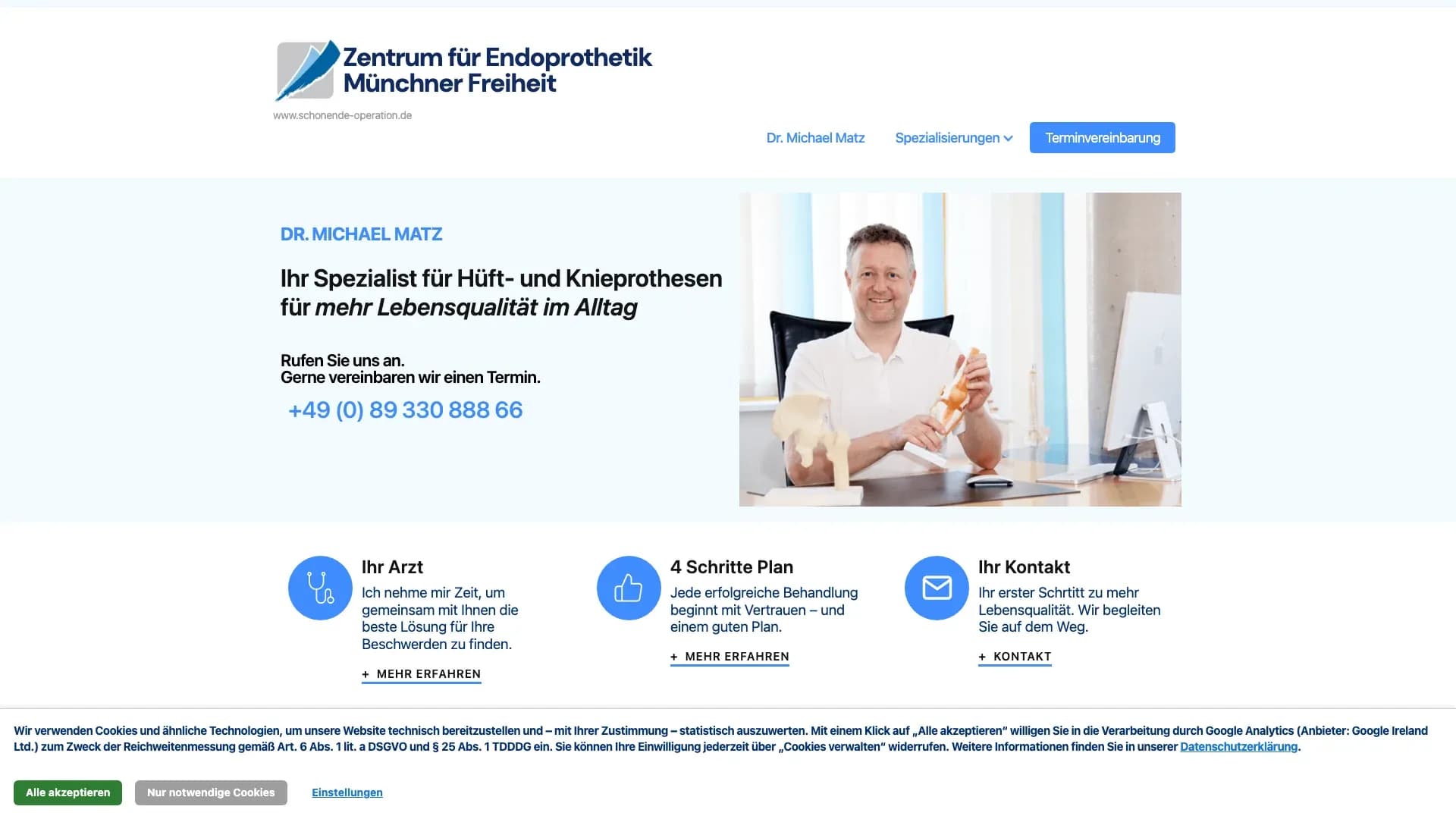 Zentrum für Endoprothetik Münchner Freiheit - Dr. Michael Matz Bild 2