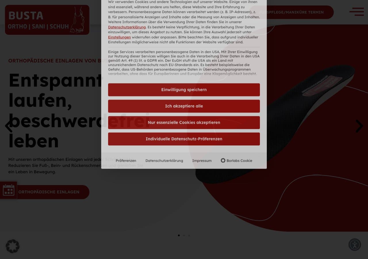 Orthopädieschuhtechnik Busta