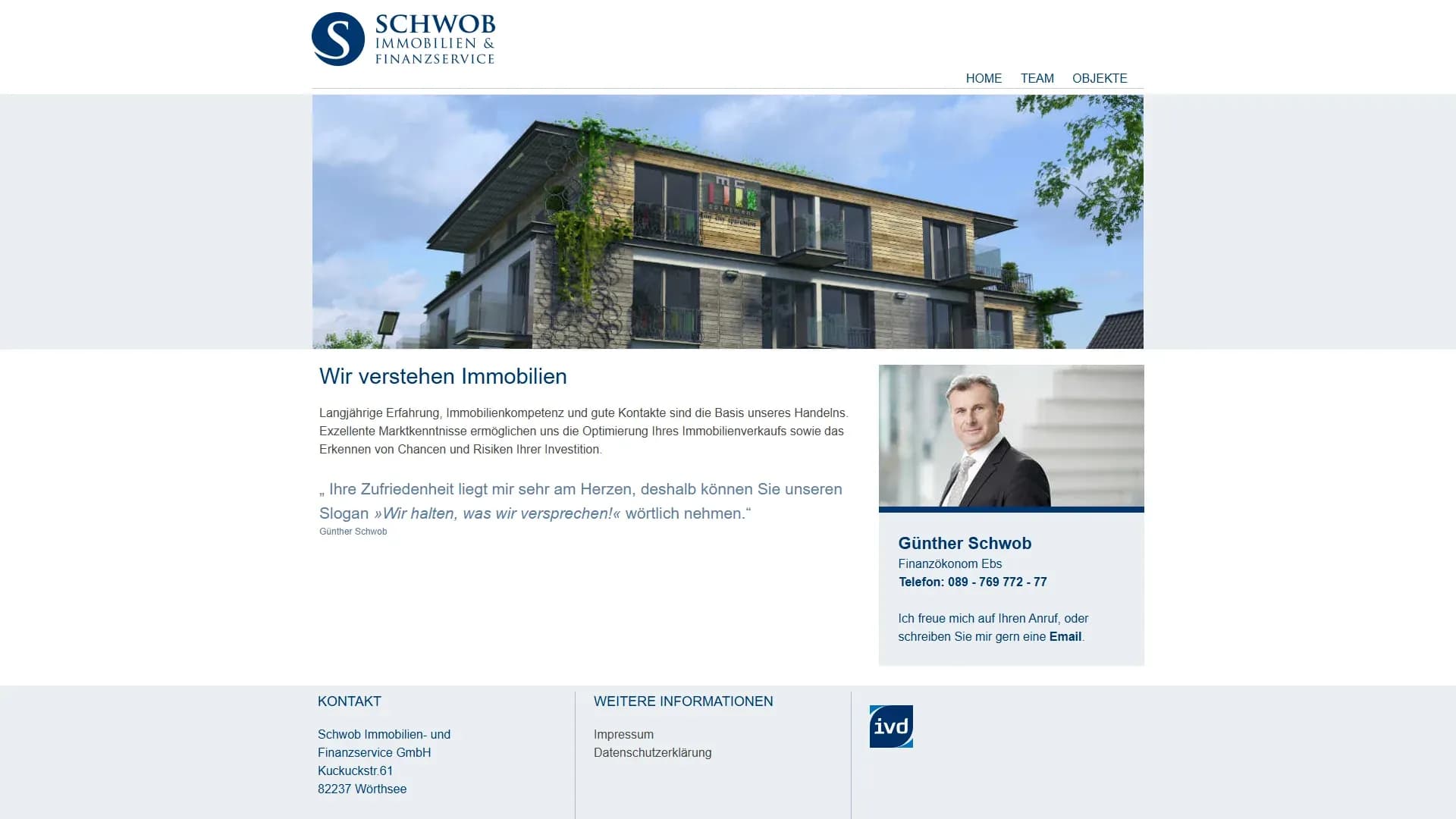 Schwob Immobilien- Und Finanzservice Gmbh — Website