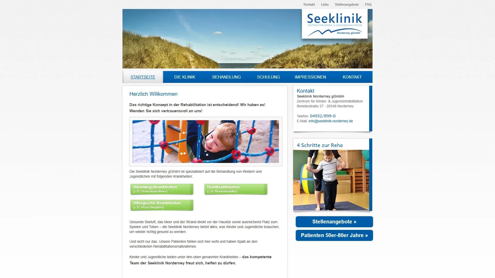 Seeklinik - Norderney GmbH — Website