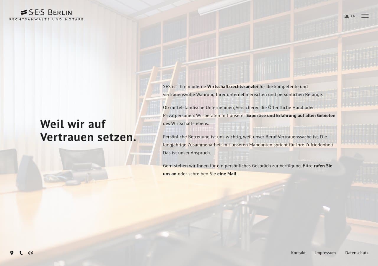 SES Berlin Rechtsanwälte Dr. Würtz Dr. Fischer Wendt Dr. Nagelschmidt Dallmann