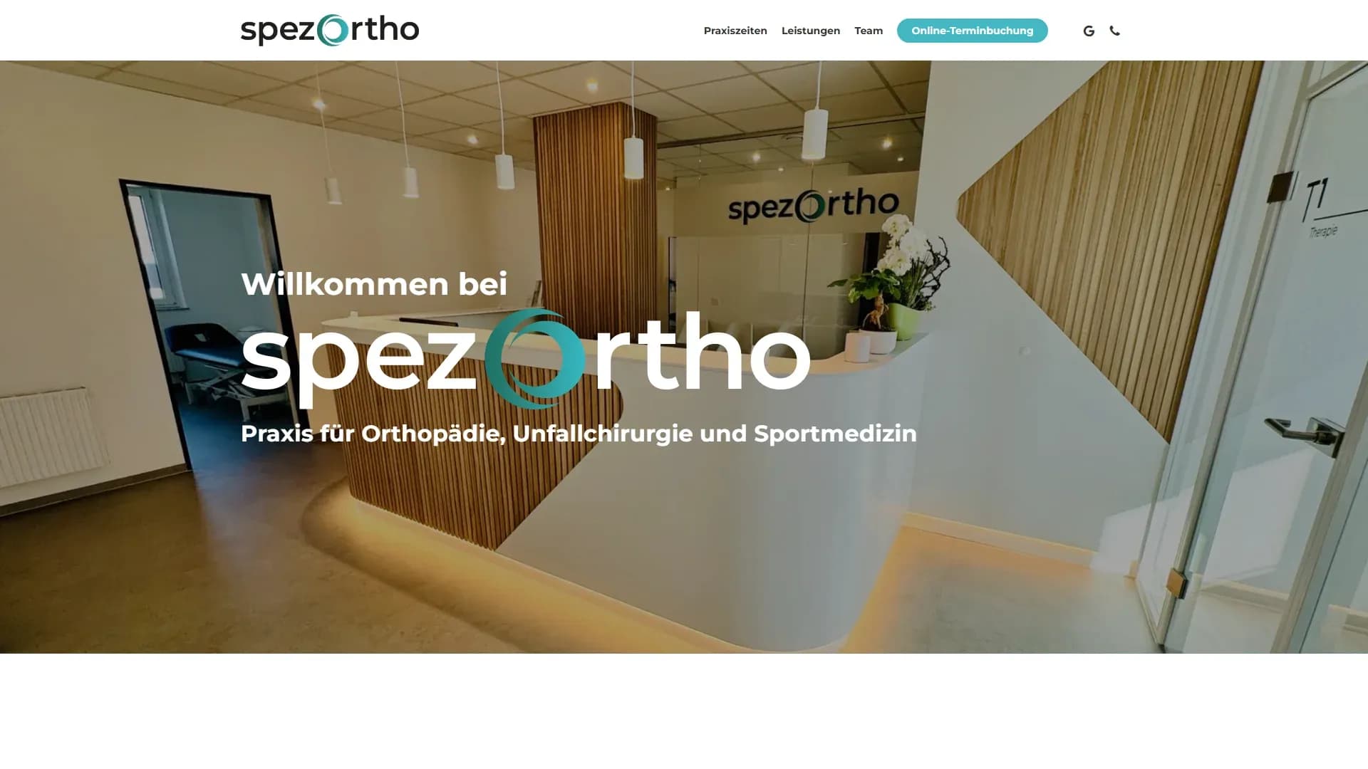 spezOrtho — Website