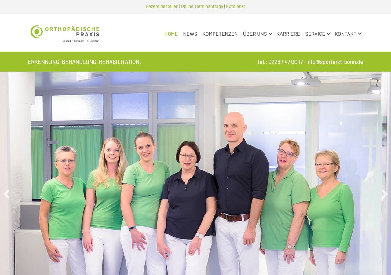 Orthopädische Praxis Dr. med. Frank Hartmann & Silke Sebastian