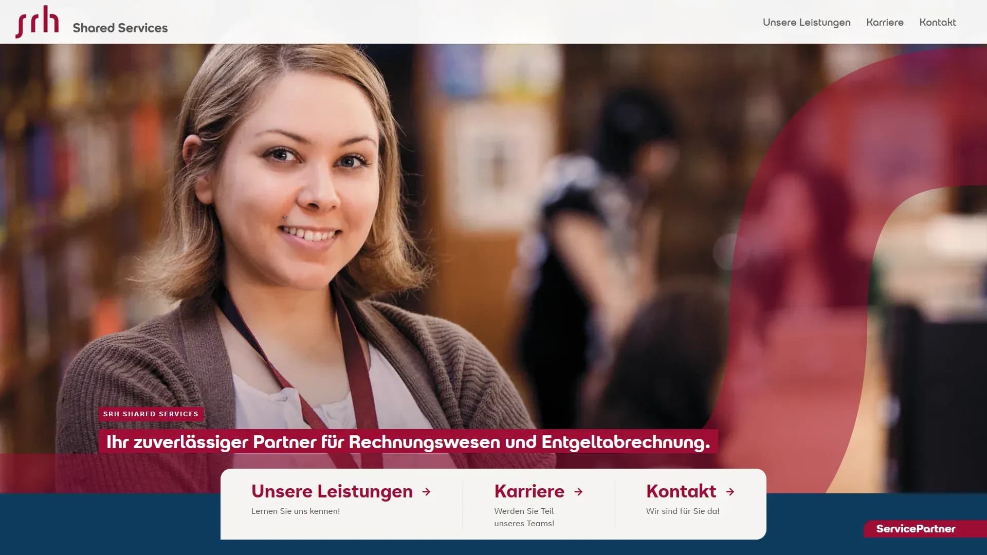 SRH Shared Services GmbH — Website