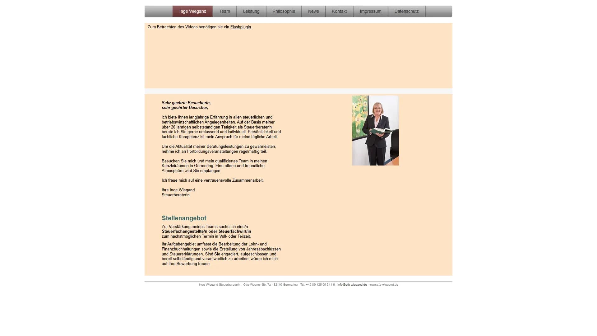 StB Wiegand — Website