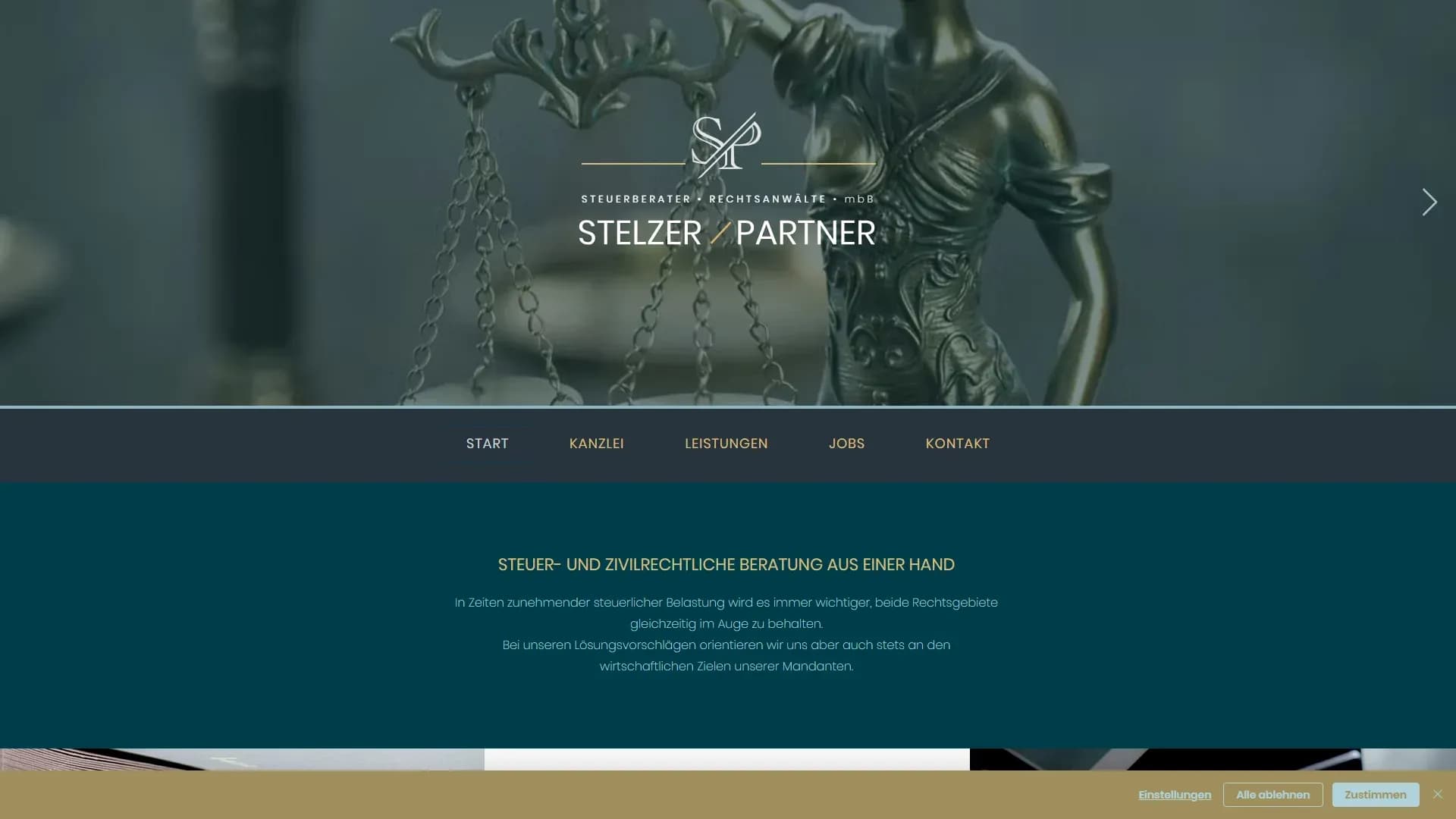 Stelzer & Partner mbB — Website