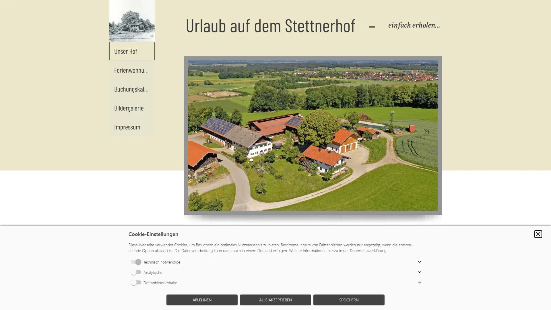 Stettnerhof — Website