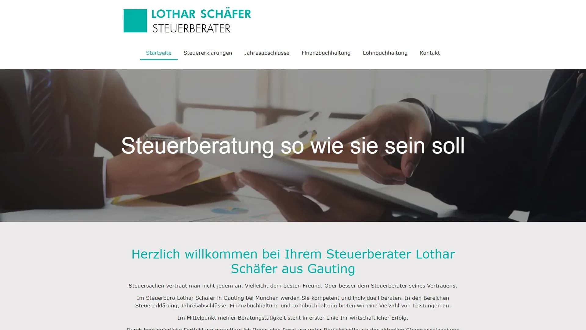 Steuerberater München — Website