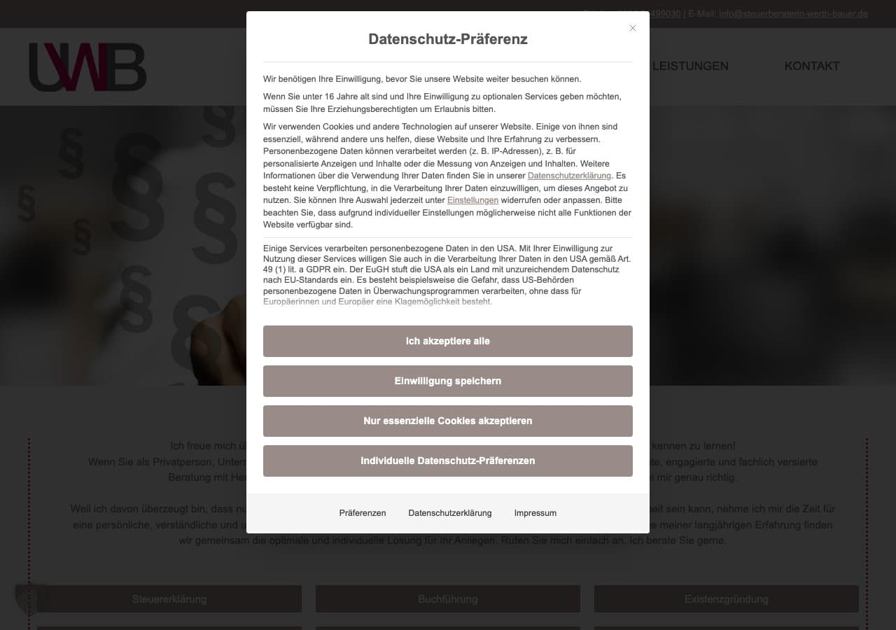 Steuerberaterin Uta Werth-Bauer