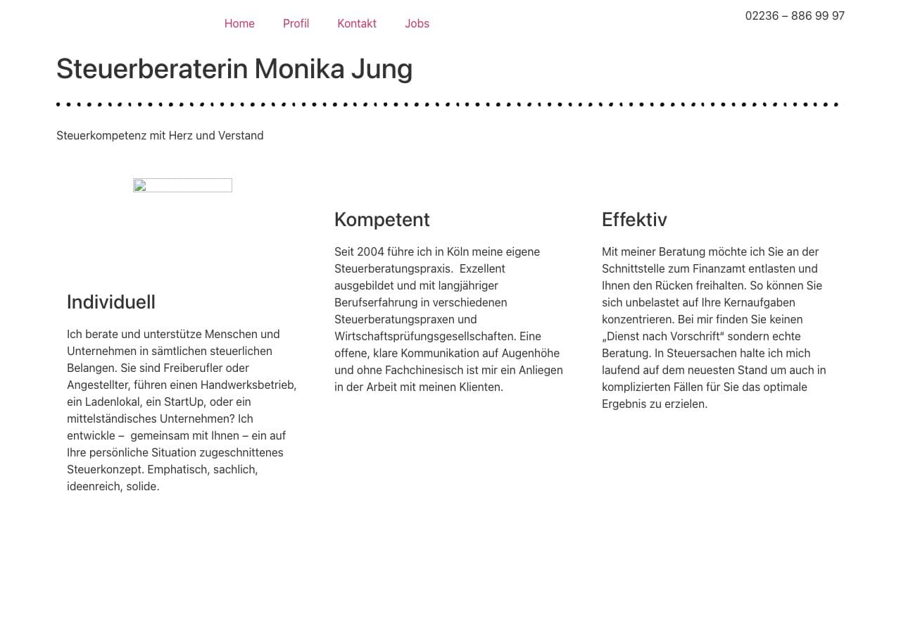 Steuerberaterin Monika Jung