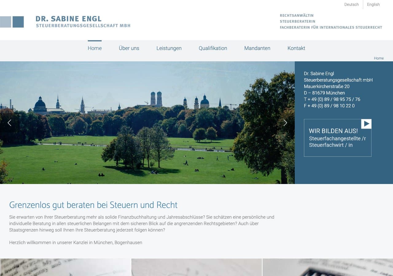 Dr. Sabine Engl Steuerberatungsgesellschaft