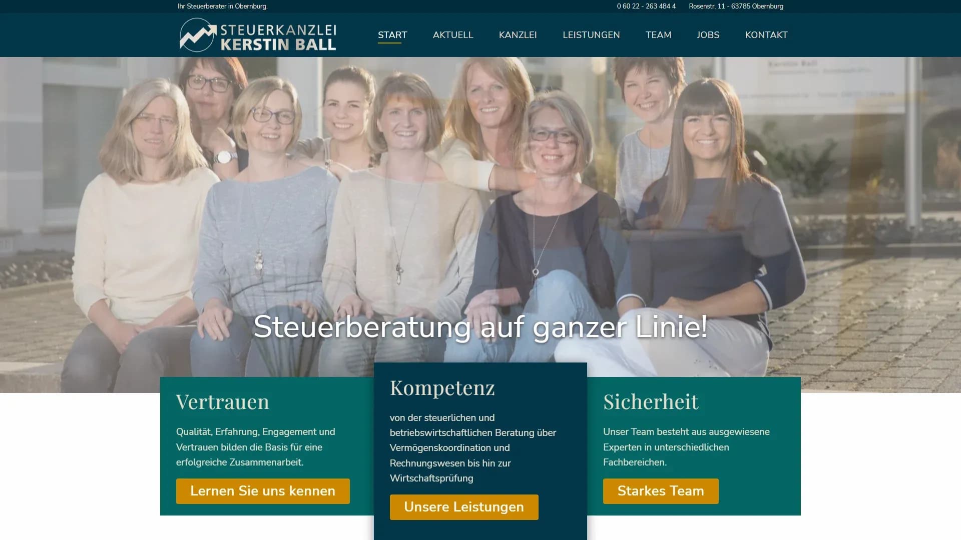 Steuerberatung Hamburg – [Name der Kanzlei] — Website