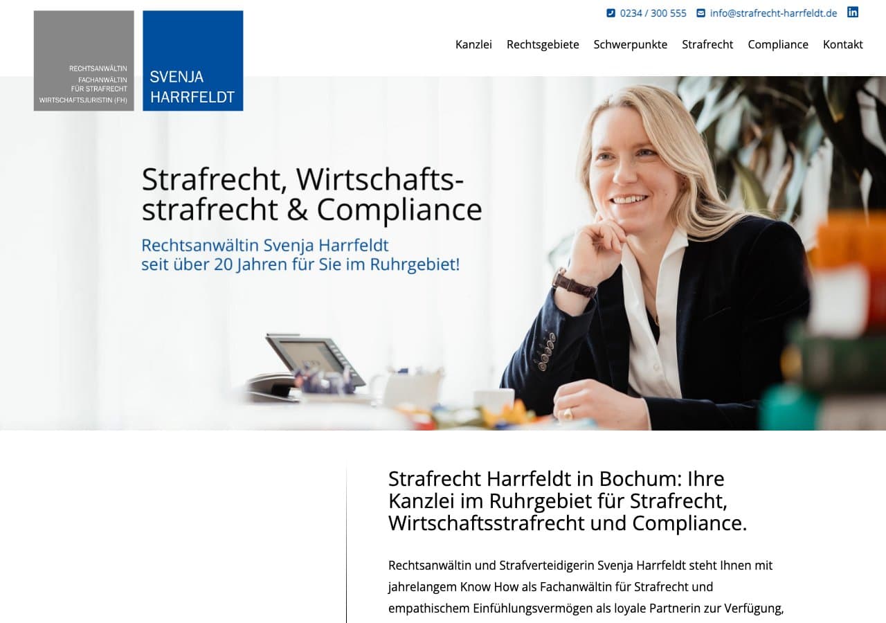 Rechtsanwaltskanzlei Svenja Harrfeldt