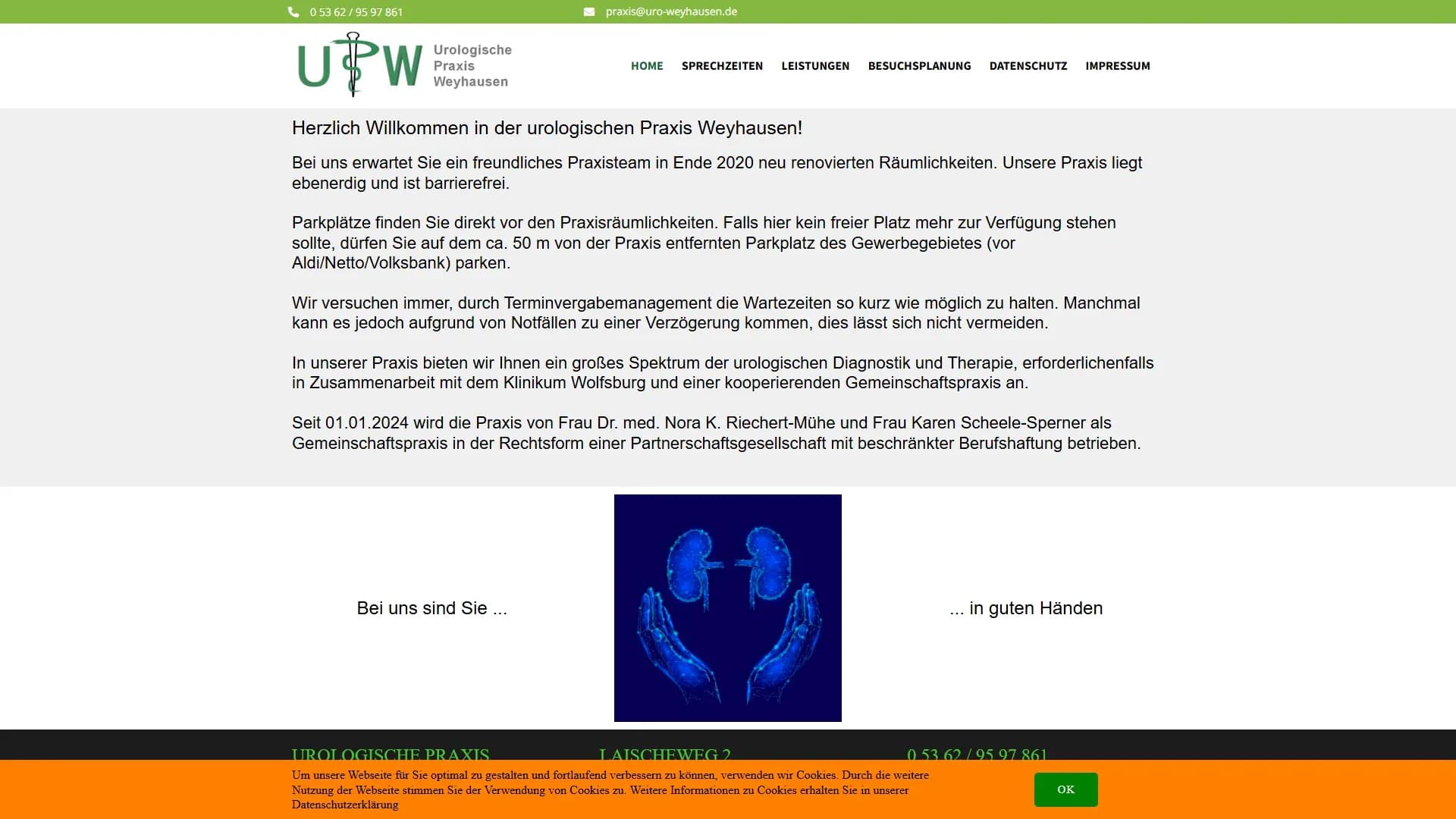 urologische Praxis Weyhausen — Website