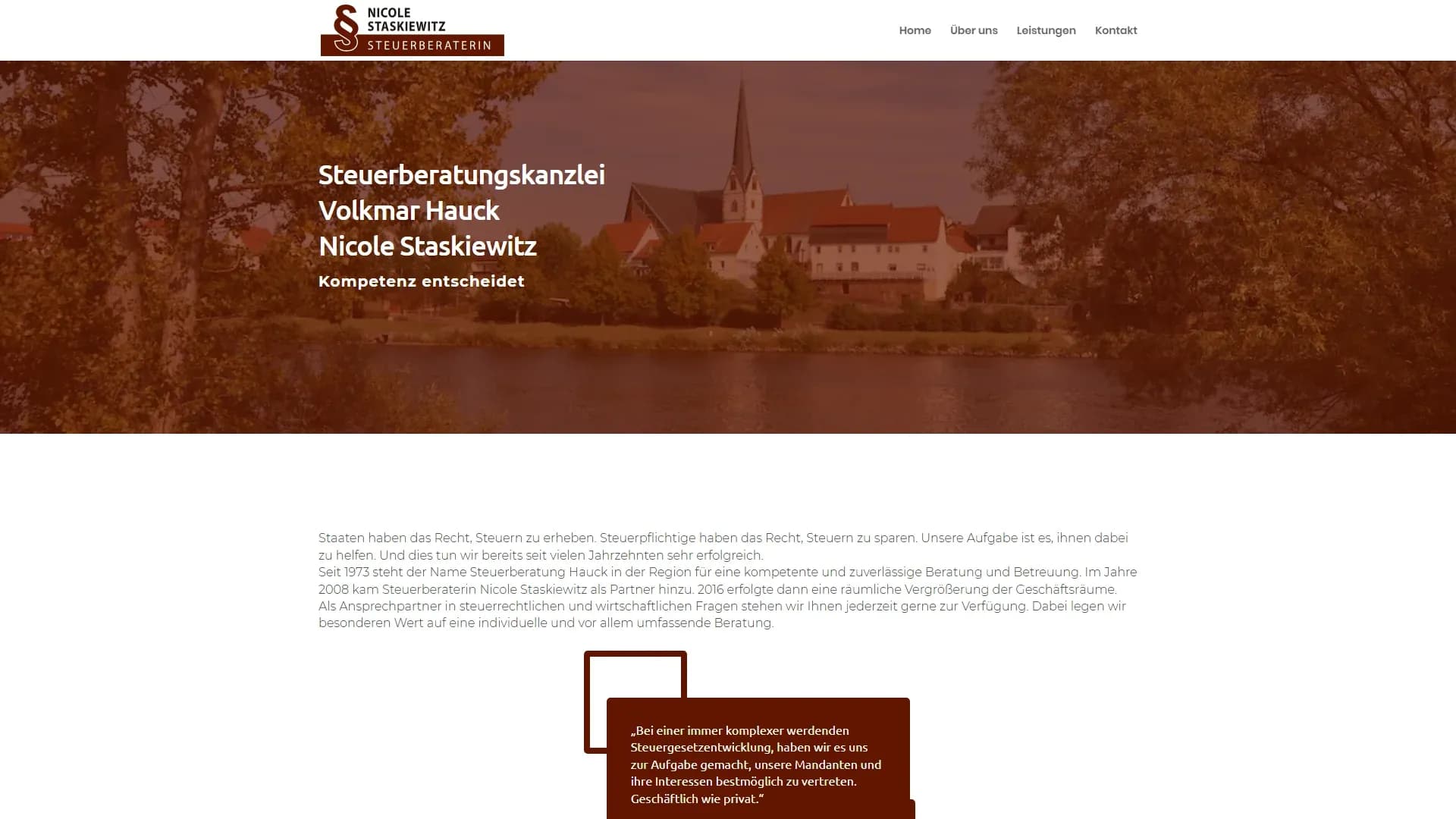Steuerberatung Hauck — Website