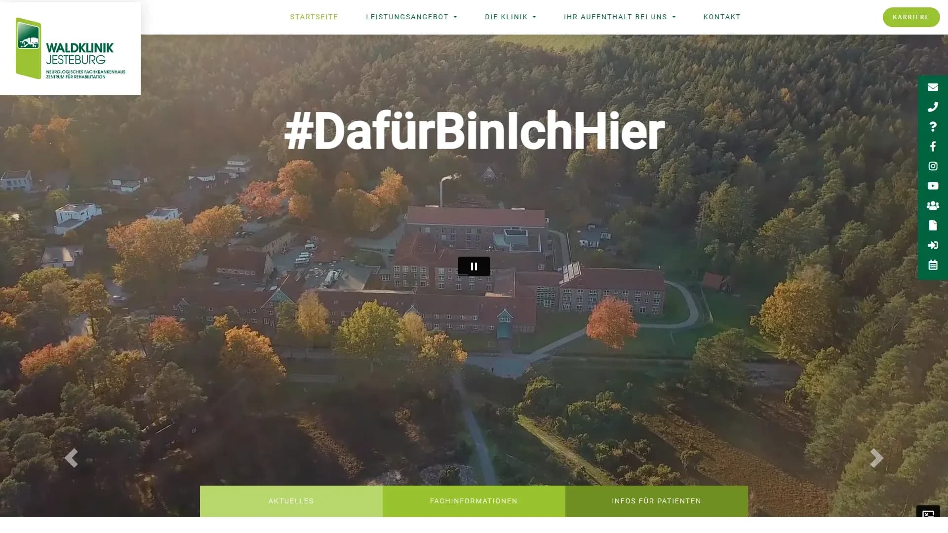 Waldklinik Jesteburg — Website