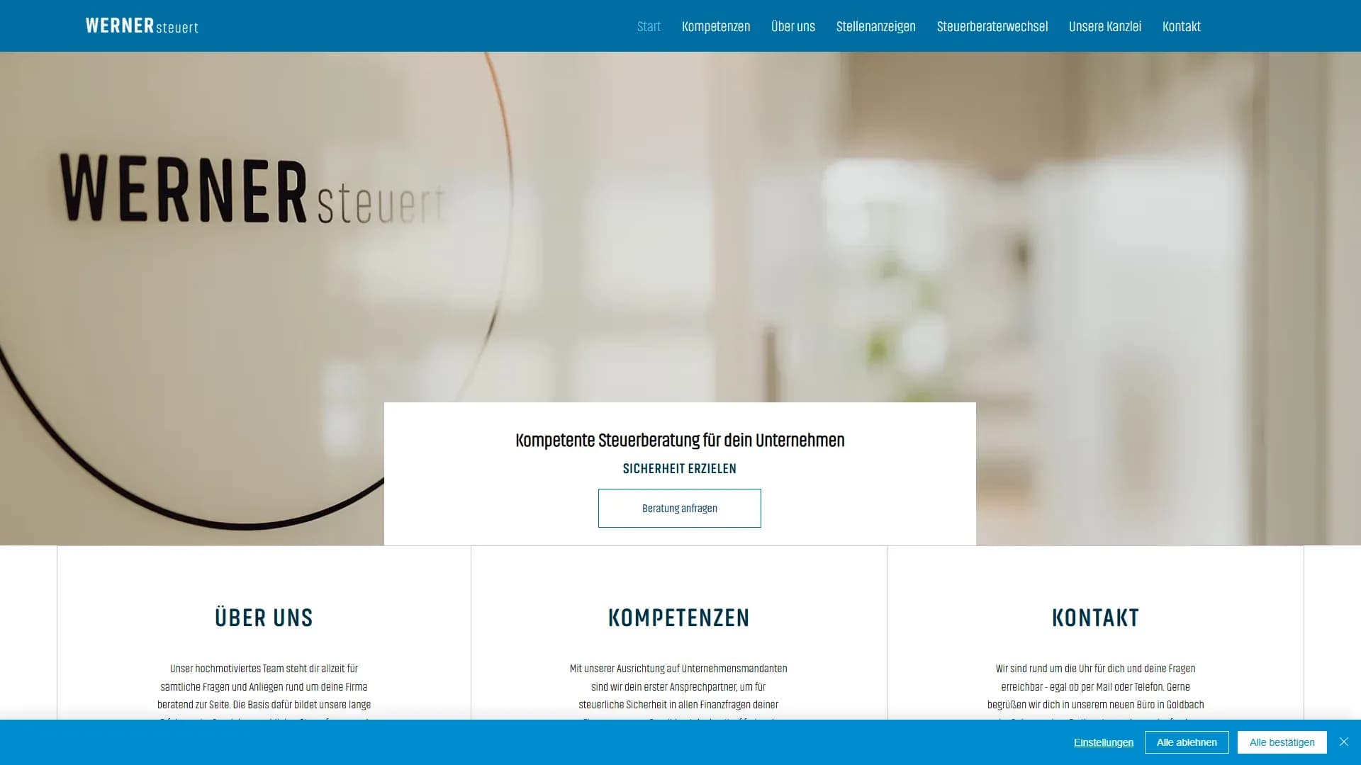 ENZ Steuerberatung GmbH — Website