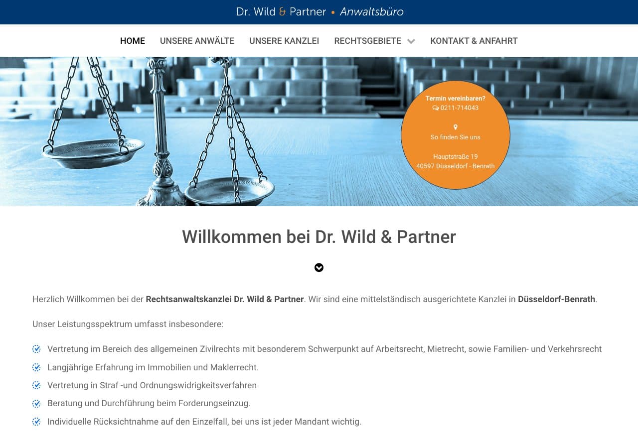 Rechtsanwaltskanzlei Wild & Partner