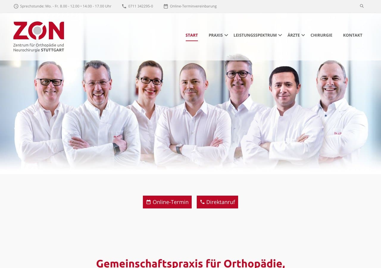 Zentrum für Orthopädie und Neurochirurgie Stuttgart