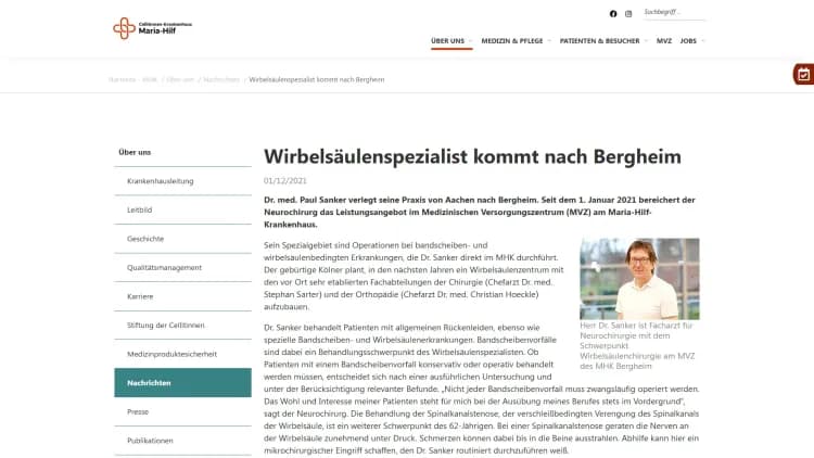 Cellitinnen-Krankenhaus Maria-Hilf