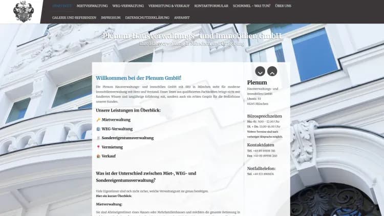 Plenum Hausverwaltungs- und Immobilien GmbH