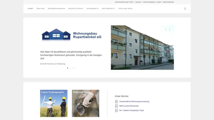 Wohnungsbau Rupertiwinkel eG