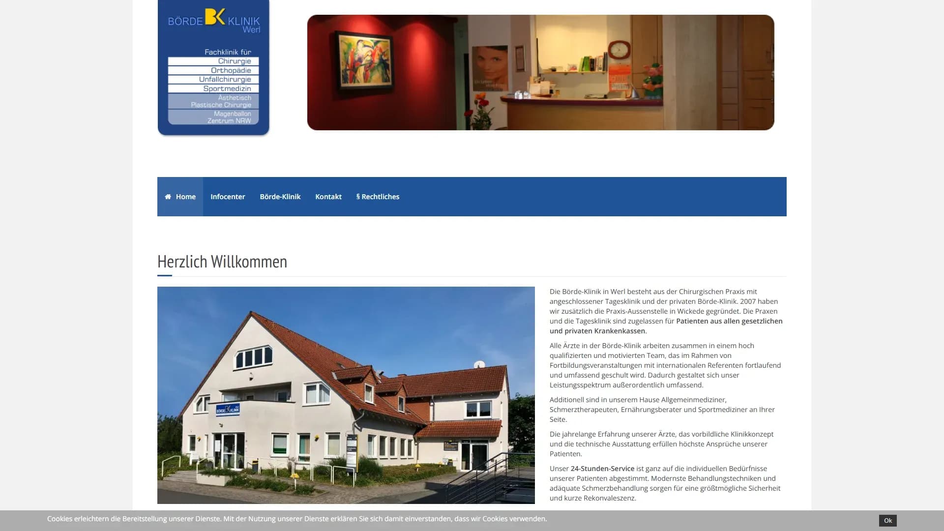 Börde-Klinik — Website