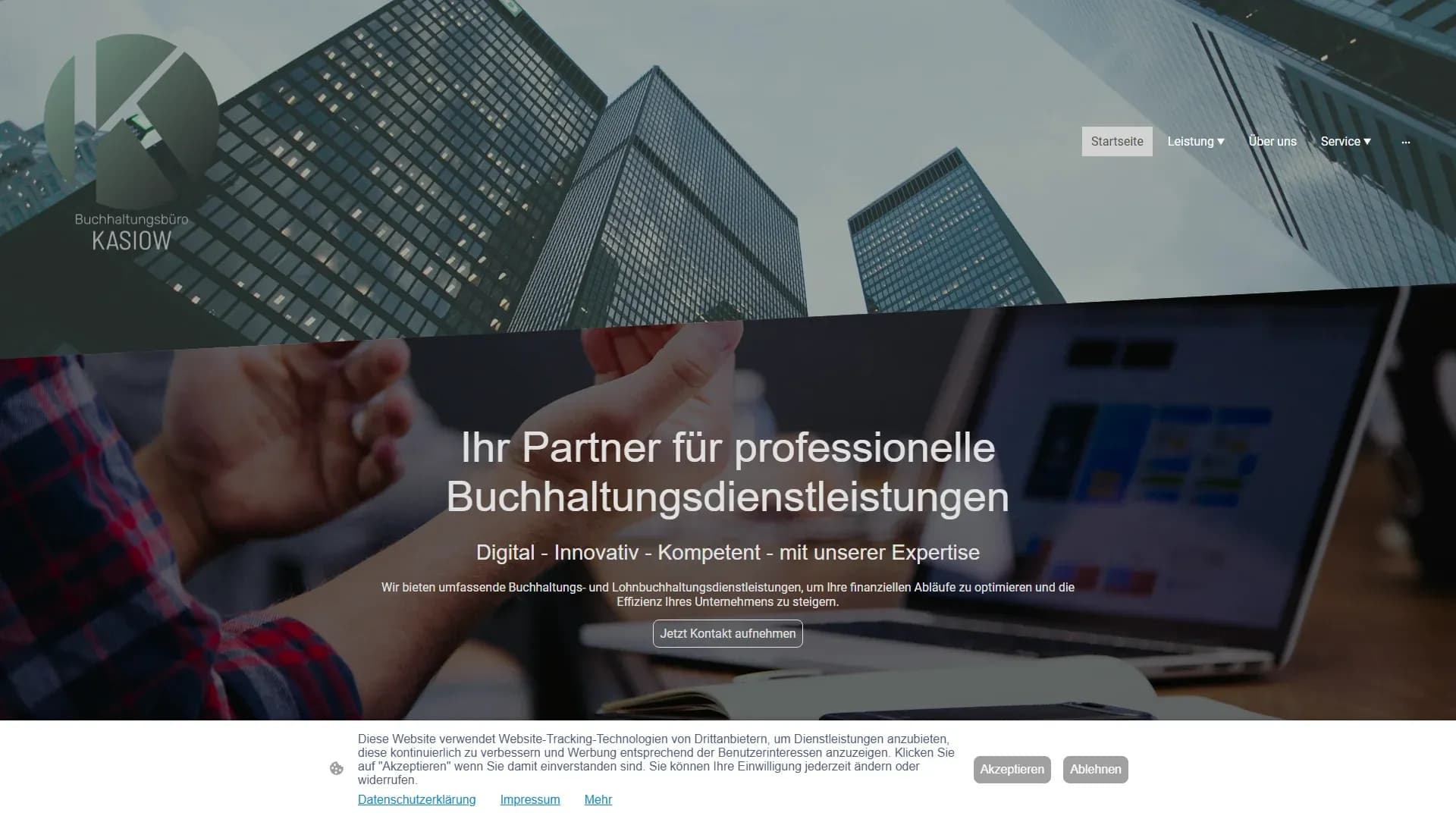 Buchhaltungsbüro Kasiow — Website