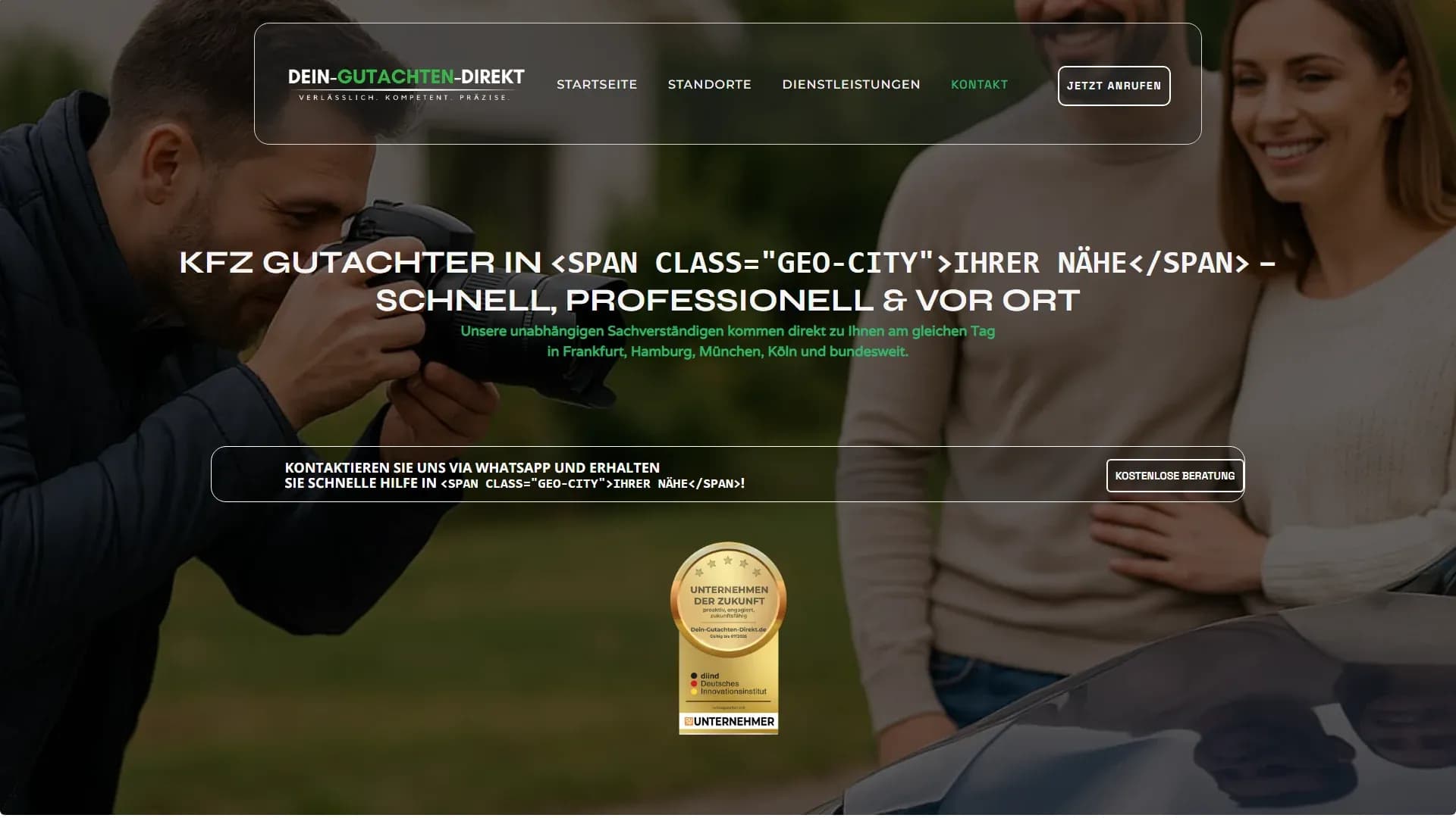 Dein Gutachten Direkt GbR — Website