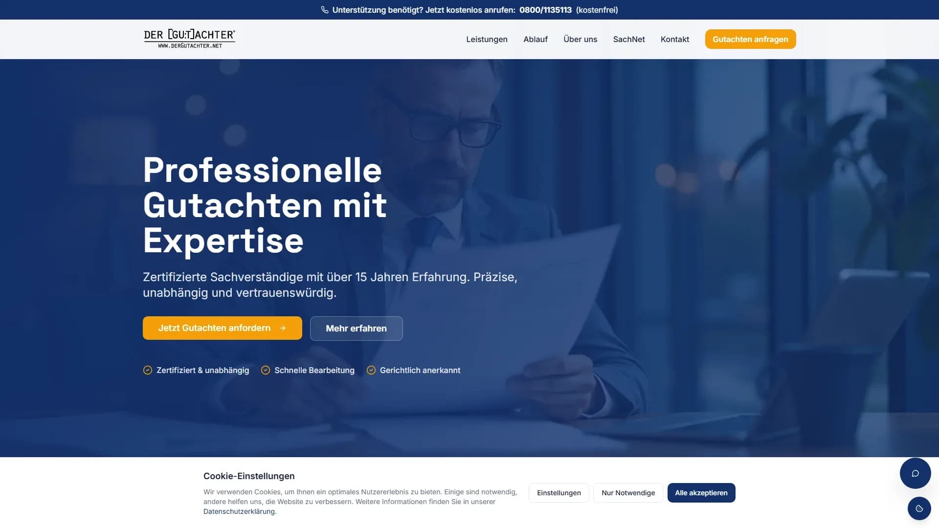 DER GUTACHTER - GSC Germany GmbH — Website