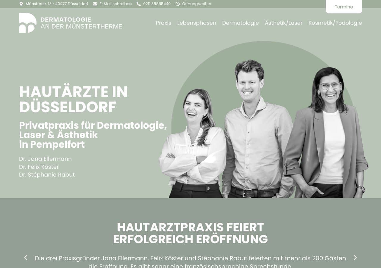 Dermatologie an der Münstertherme