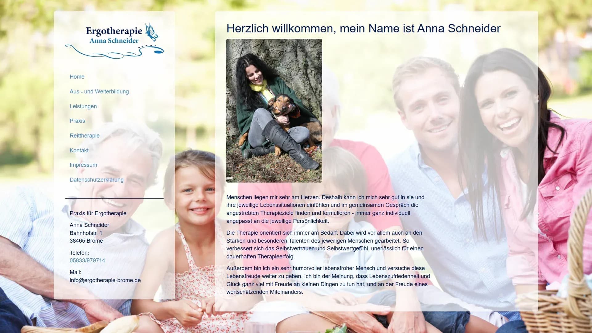 Ergotherapie Brome — Website