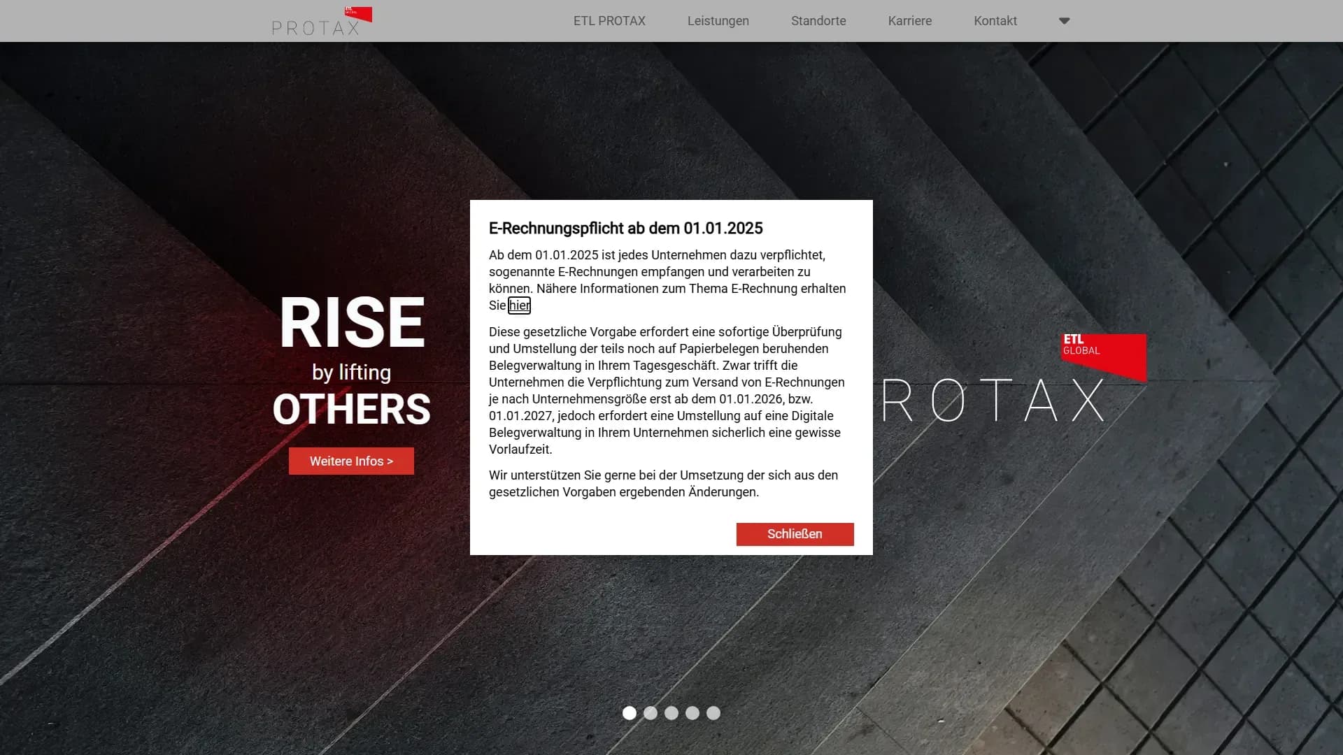 ETL PROTAX GmbH Steuerberatungsgesellschaft — Website