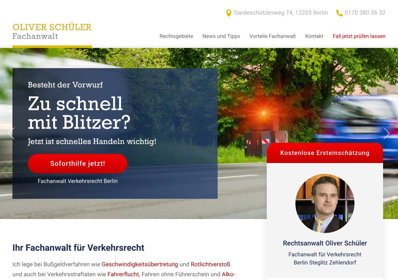 Rechtsanwalt Oliver Schüler