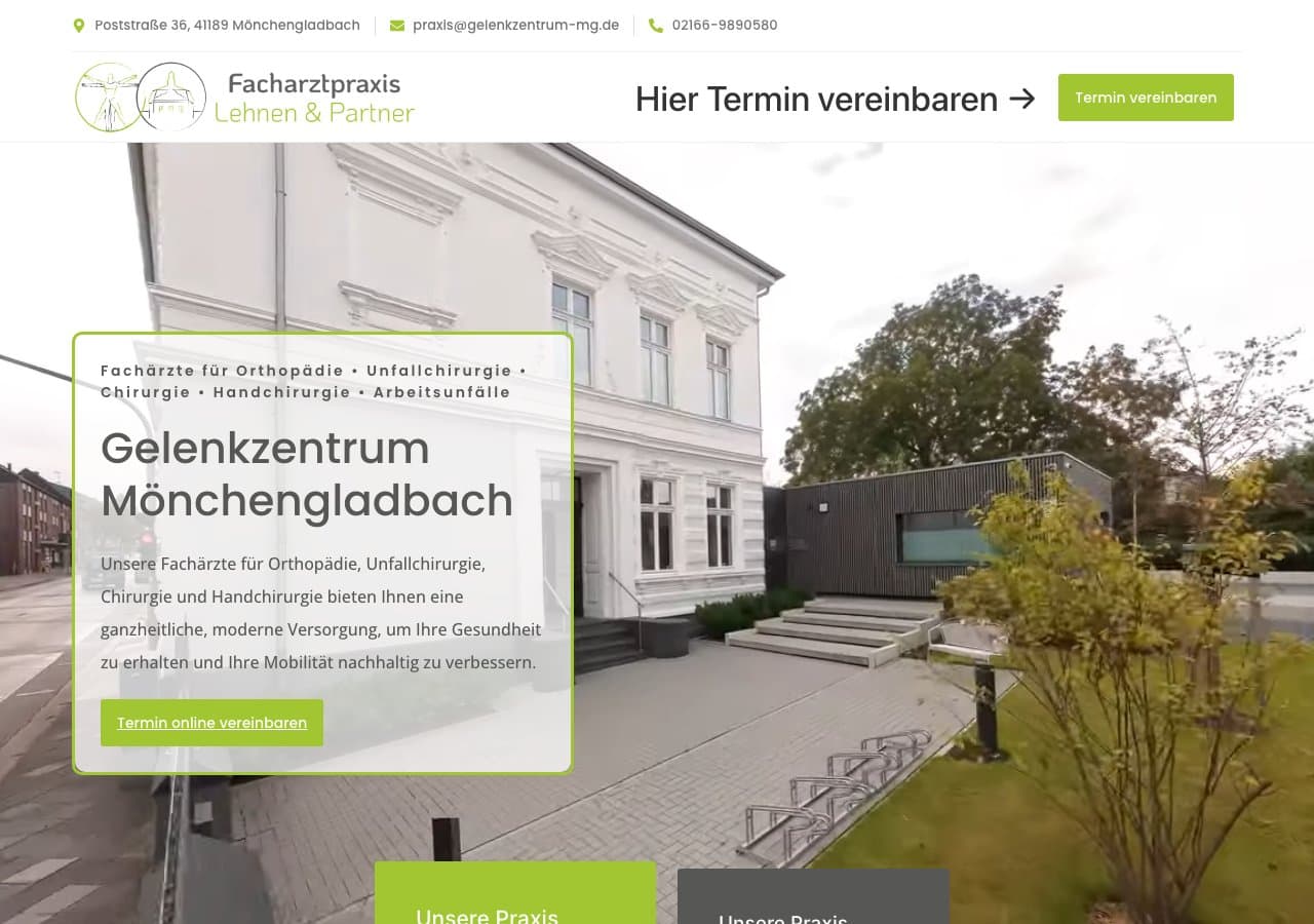 Facharztpraxis Gelenkzentrum Mönchengladbach