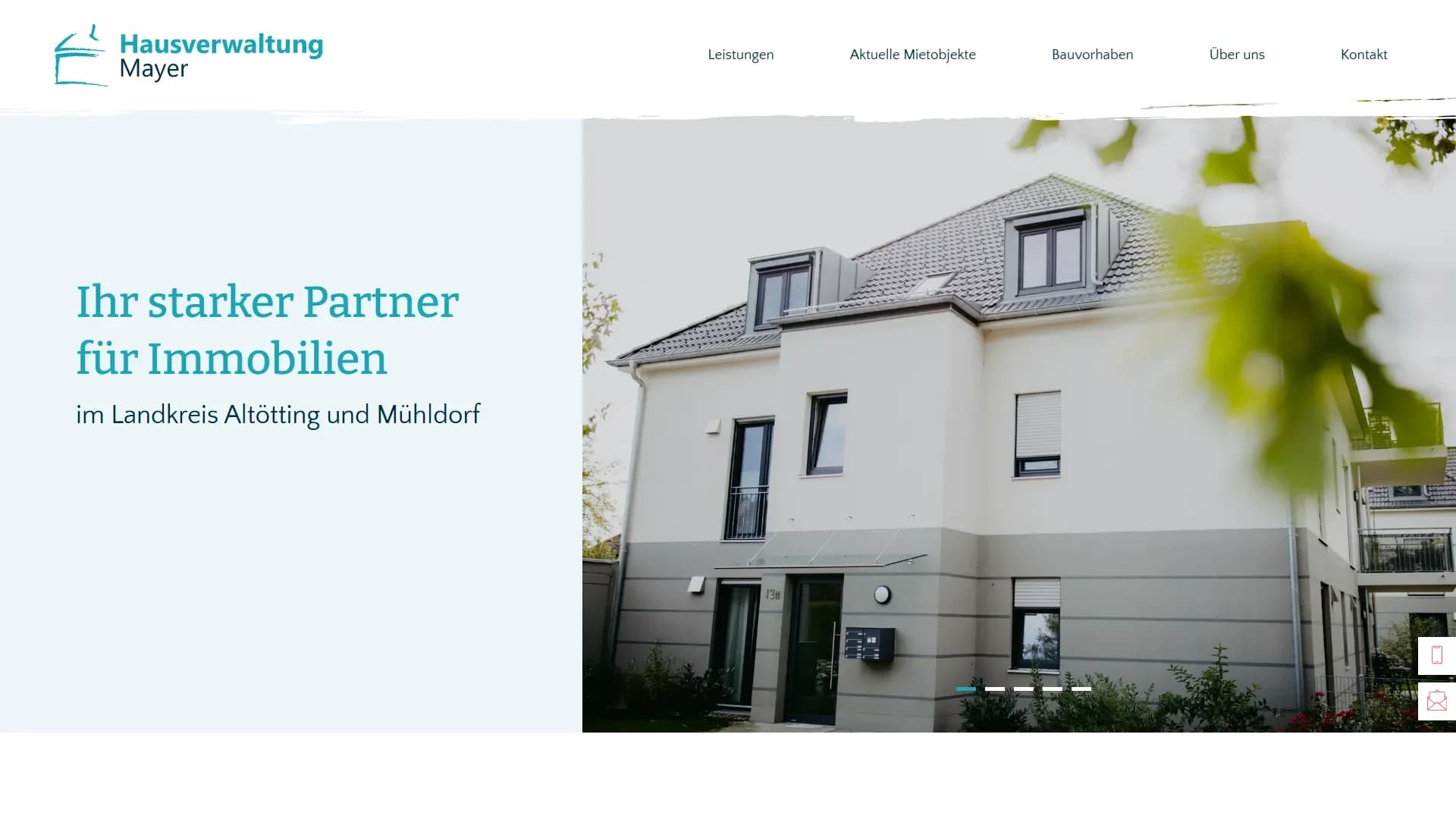 Hausverwaltung Mayer — Website