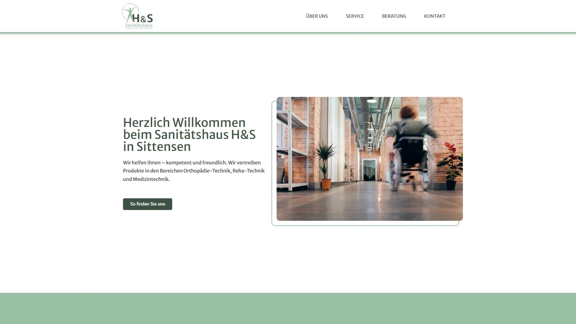 Sanitätshaus H&S — Website