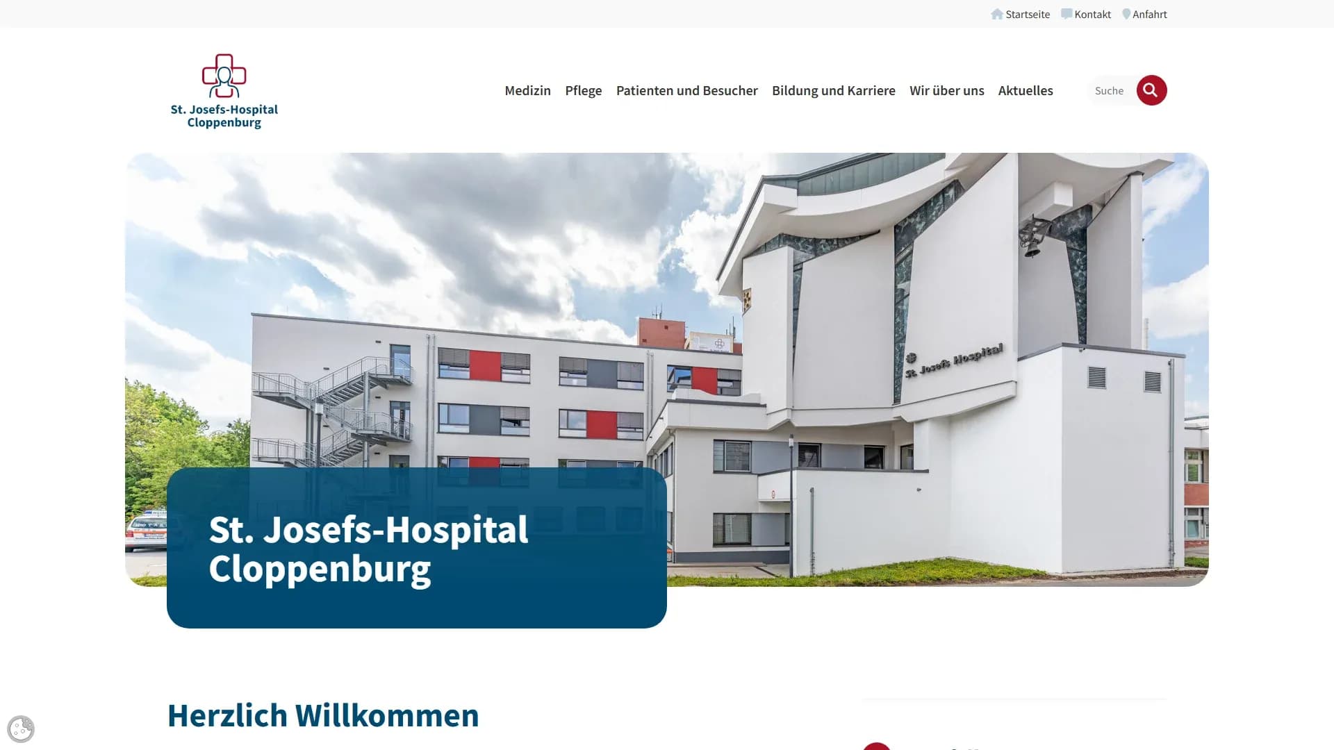 St. Josefs-Hospital Cloppenburg — Website
