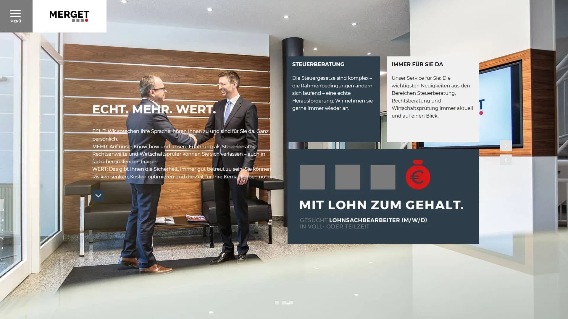 Volker Sauer Steuerberater — Website