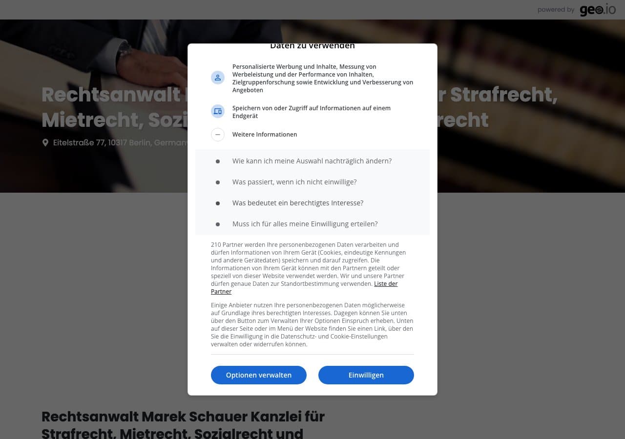 Rechtsanwalt Marek Schauer Kanzlei für Strafrecht, Mietrecht, Sozialrecht und Ausbildungsrecht