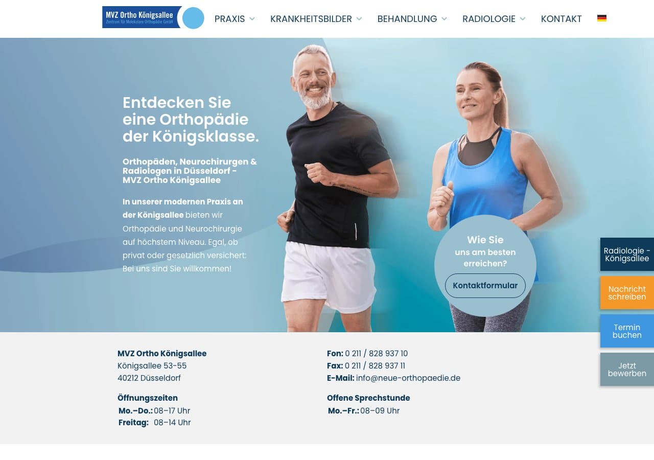 MVZ Ortho Königsallee – Zentrum für Molekulare Orthopädie