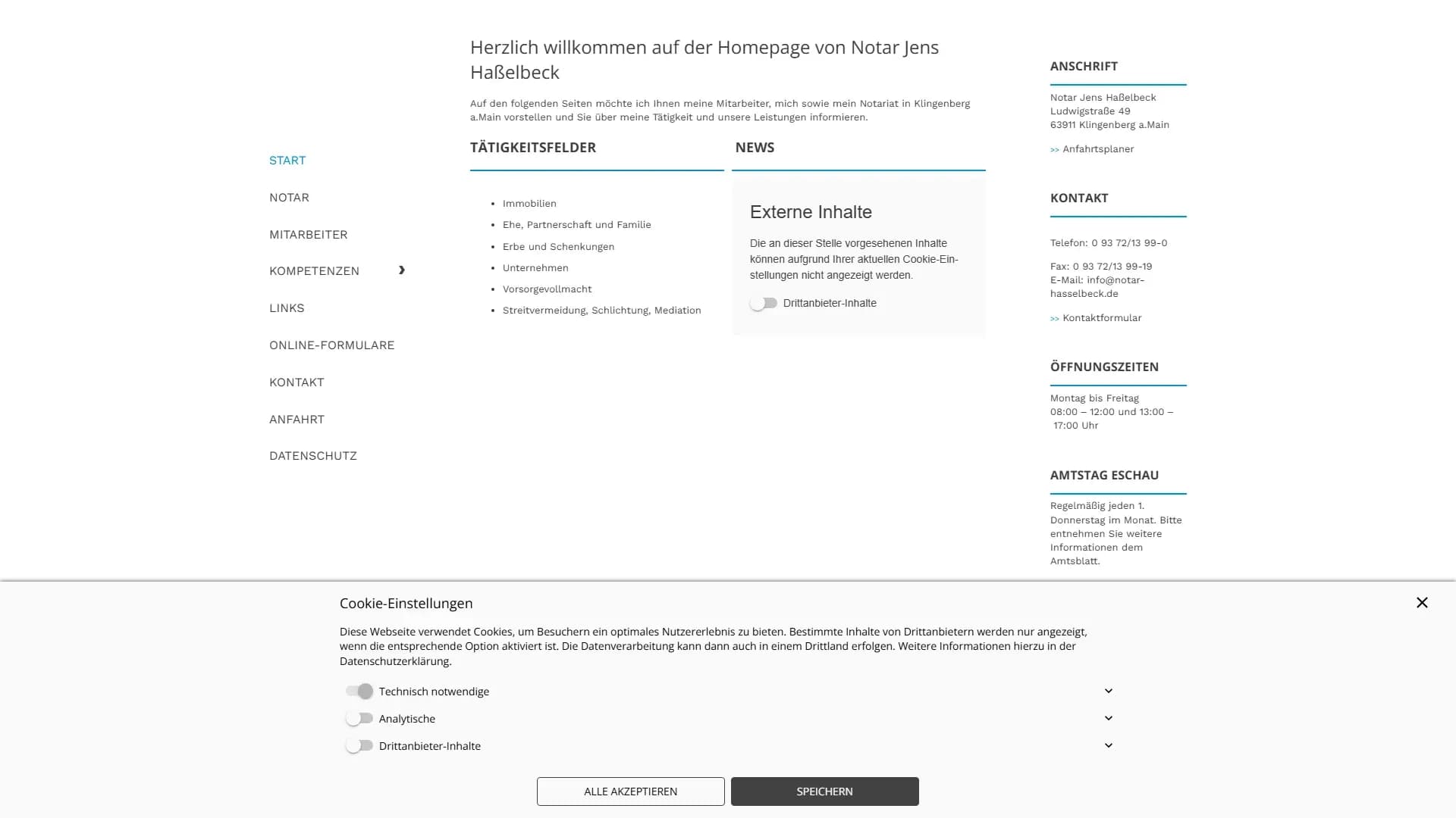 Haßelbeck Jens — Website