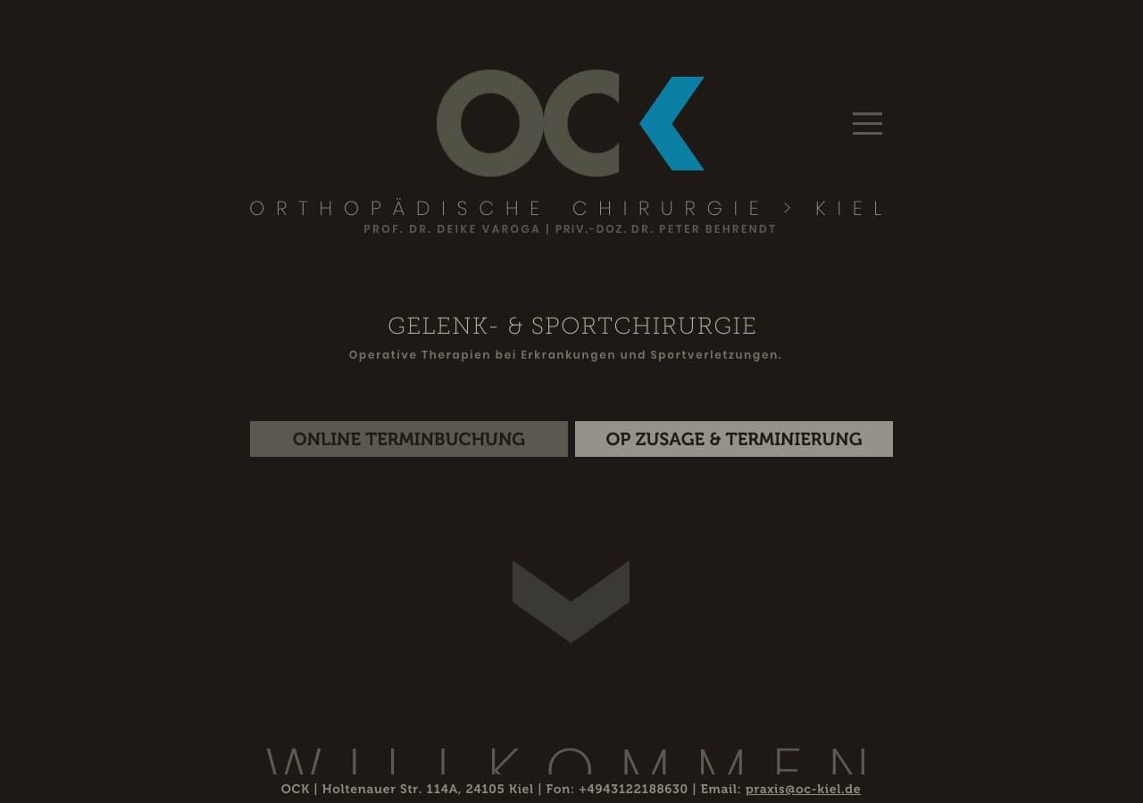 OCK – Orthopädische Chirurgie Kiel